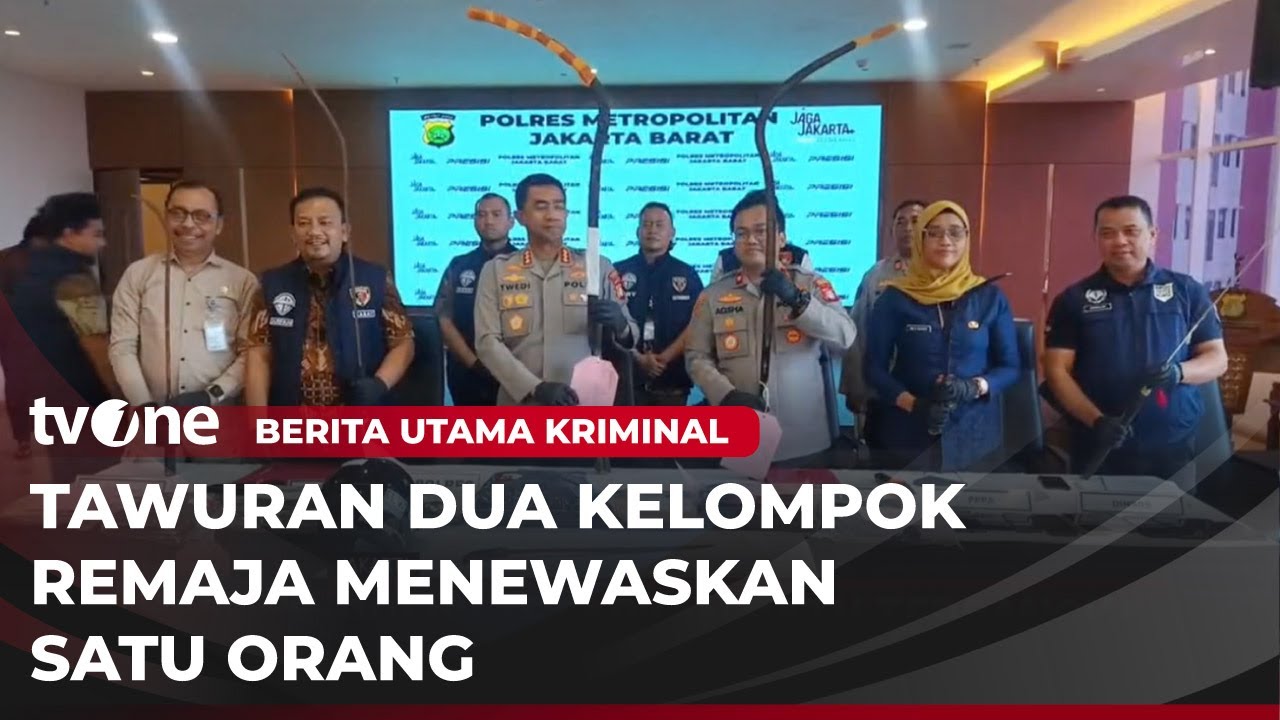 Tawuran Bersajam Tewaskan Satu Orang, Polisi Tetapkan Tersangka | Berita Utama Kriminal