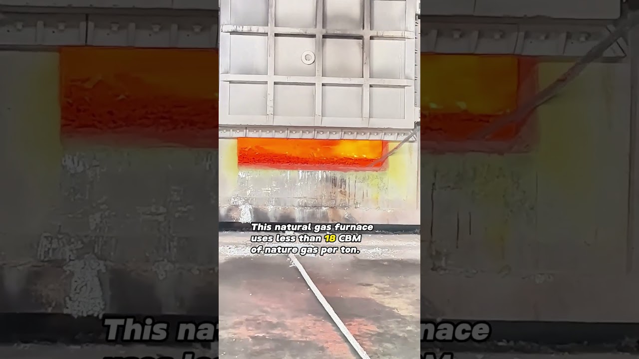 30 tons natural gas smelting zinc reverberatory furnace