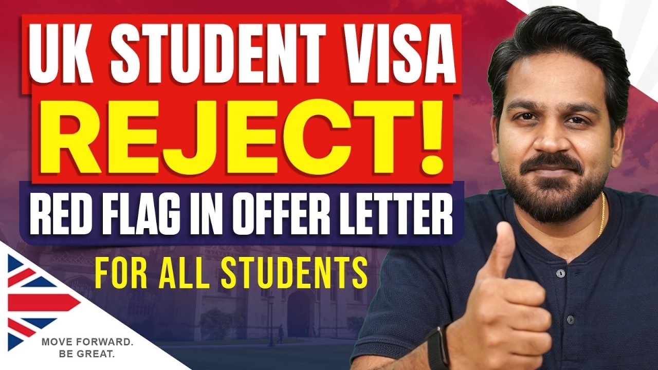 UK Student Visa Rejection: 3 Hidden Red Flags in Offer Letters | UK Universities