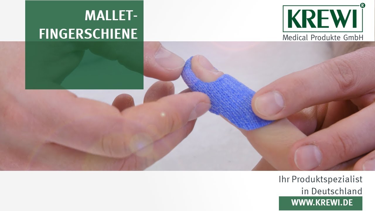 3. Stack'sche Schiene/ Mallet-Fingers | Strecksehnenruptur/ Strecksehnenriss Zone I | Ergotherapie