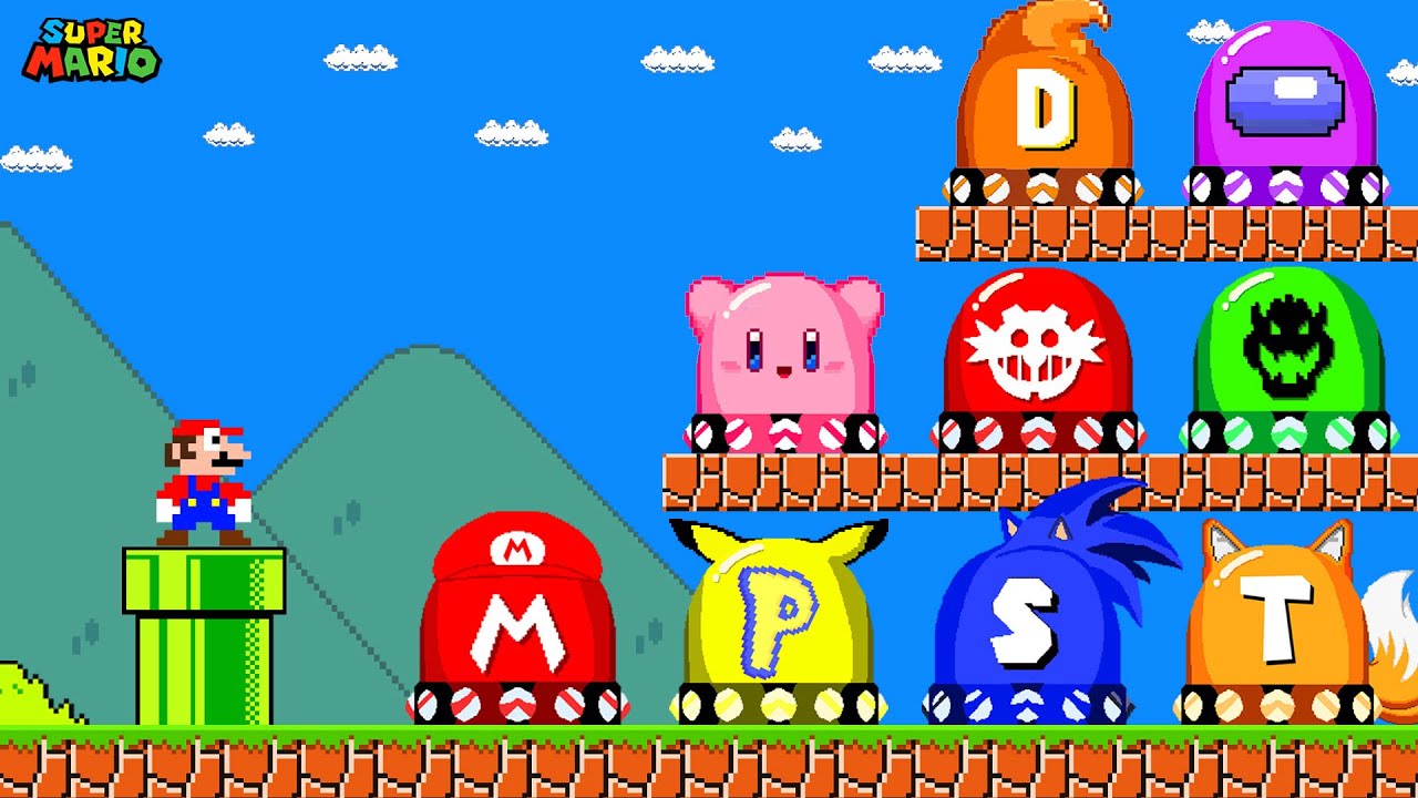 Super Mario Bros. but there are More Custom Ultimate Switches All Characters!.. (ALL EPISODES)
