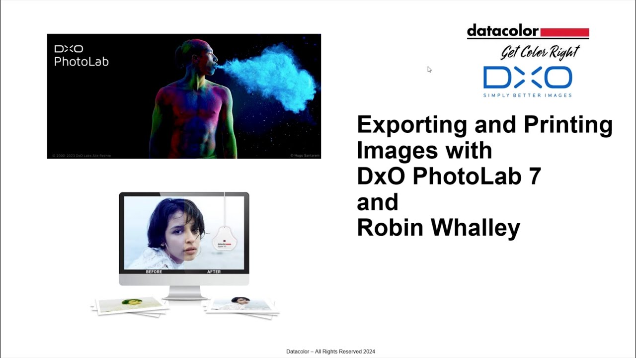 Exporting and Printing Images with DxO PhotoLab with Robin Wheally