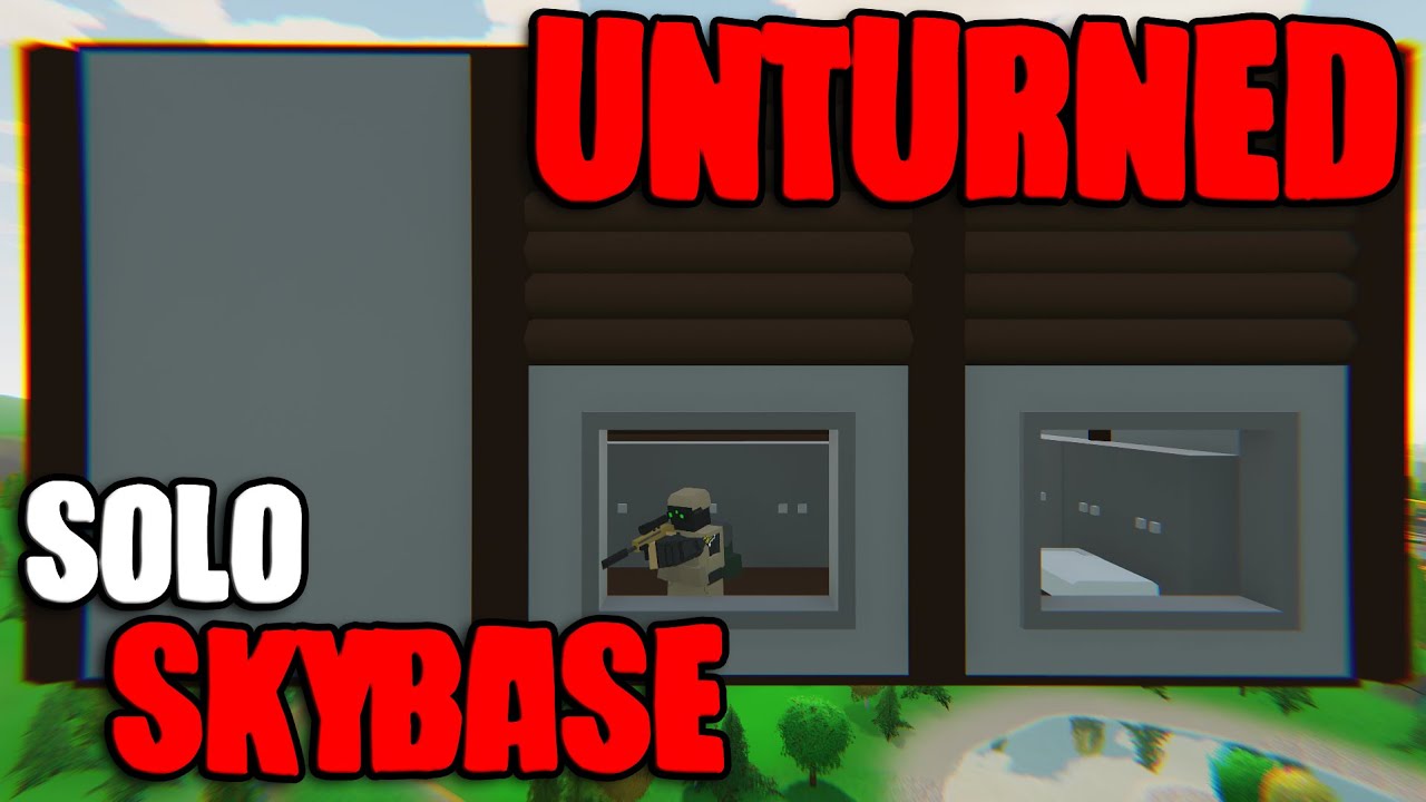 I Lived In A SKYBASE In Unturned & This Is What Happened ...