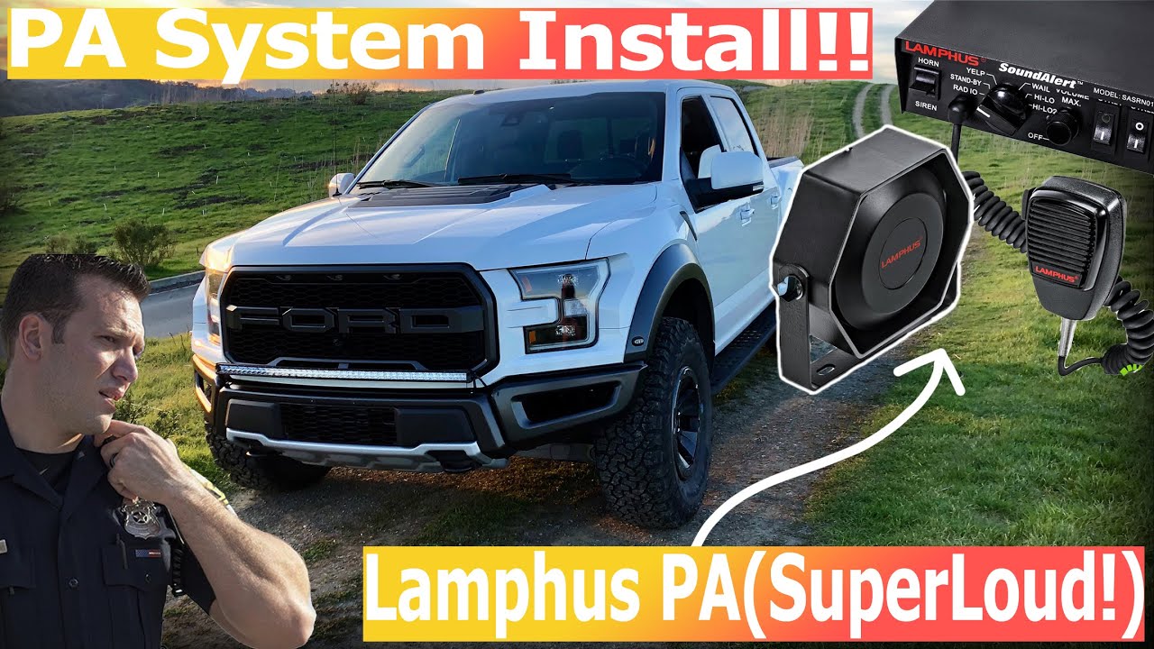 Установка системы PA на Ford F-150 Raptor