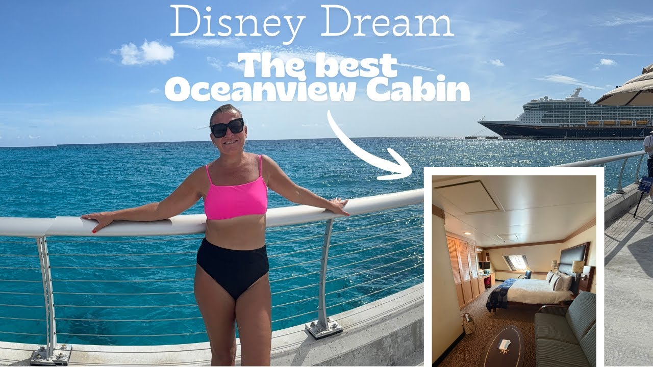 Disney Dream Oversized Oceanview Room Tour - Cabin 6502
