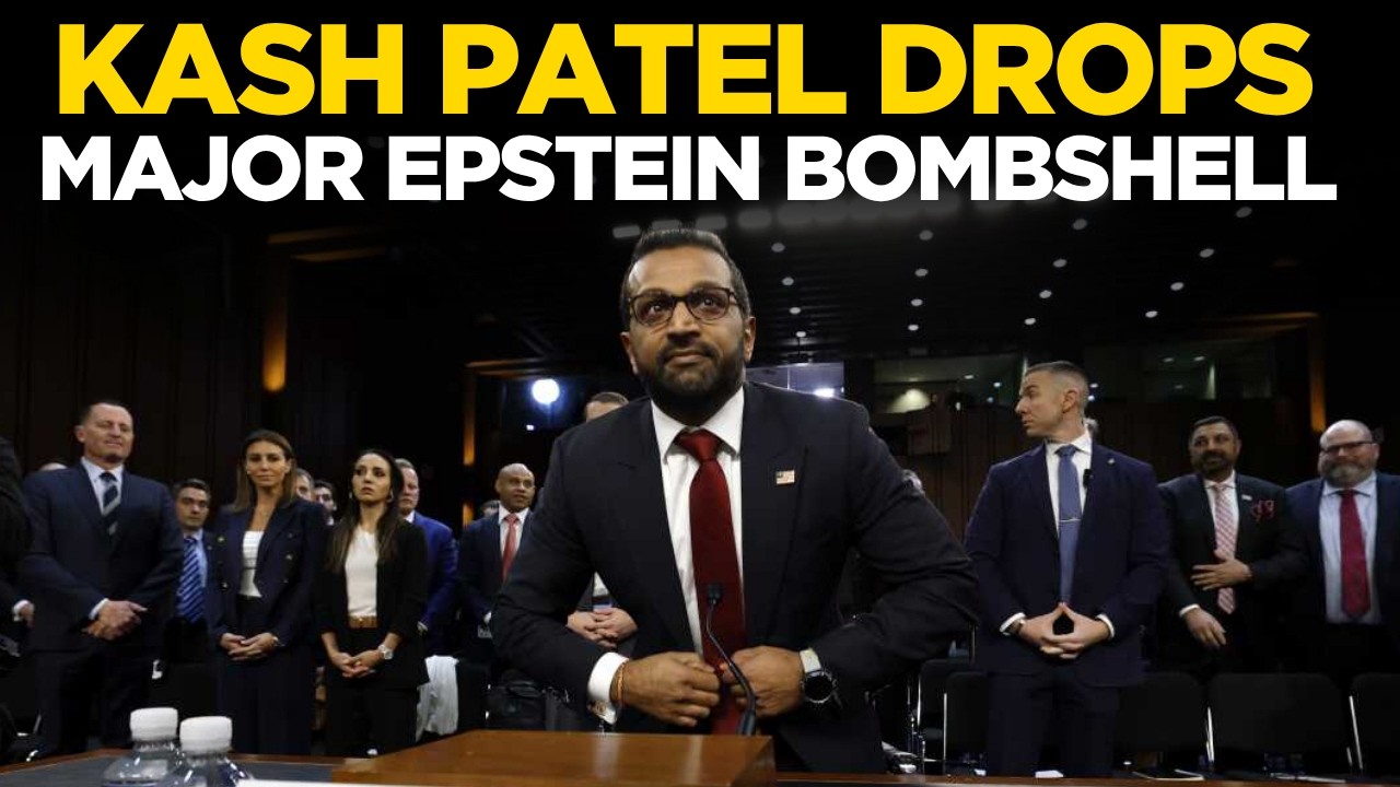 Kash Patel Hearing LIVE | Kash Patel Drops Epstein Bombshell During Heated Senate Hearing | US News