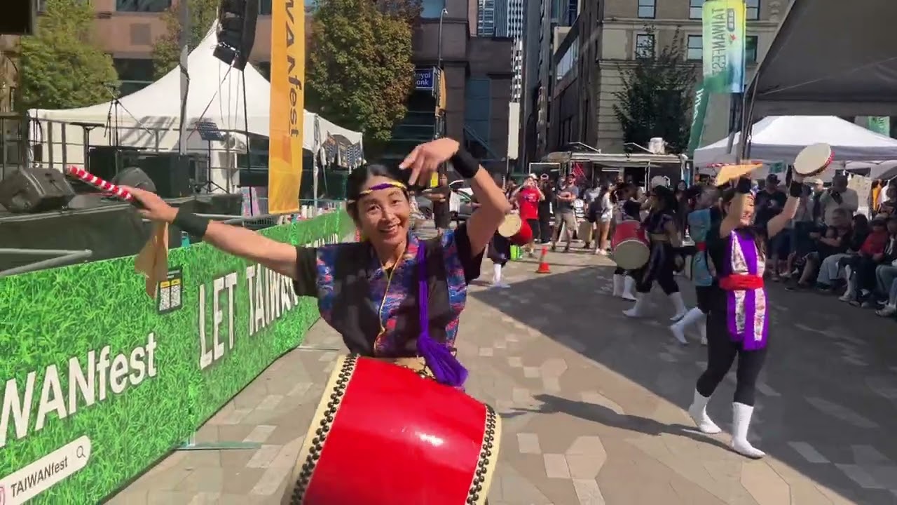 Dynamic + Orion @TAIWANfestVancouver 2025 - Vancouver Okinawa Taiko