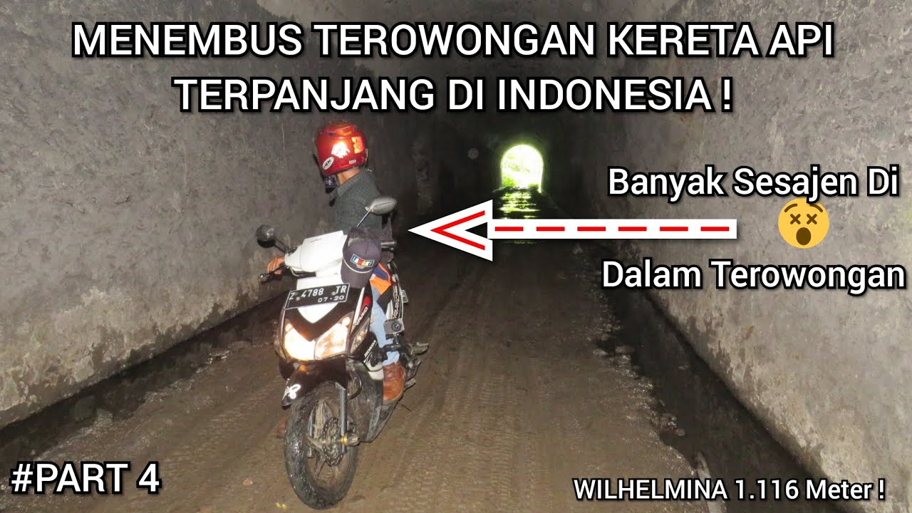 GAK BERANI LIAT SAJEN YANG BANYAK DI TEROWONGAN KERETA ! TELUSUR TEROWONGAN TERPANJANG 1KM LEBIH !