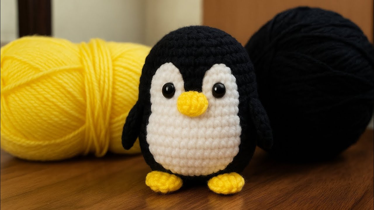 Adorable Crochet Penguin 🐧 | Easy Amigurumi Tutorial for Beginners