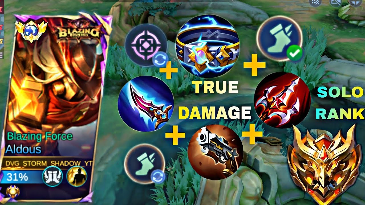 This build make my Aldous invincible. One hit delete 👊👊
