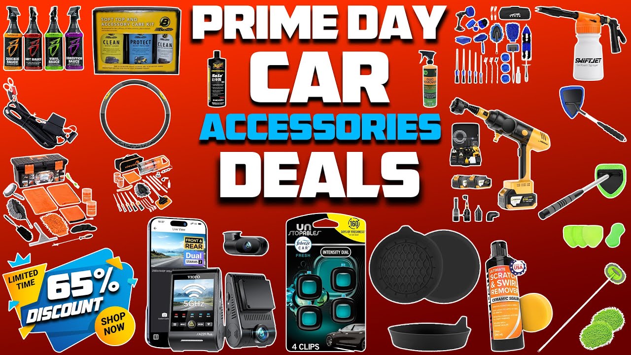 65% OFF Amazon Prime Day Car Accessories 2025 | 30 Must-Have Deals!