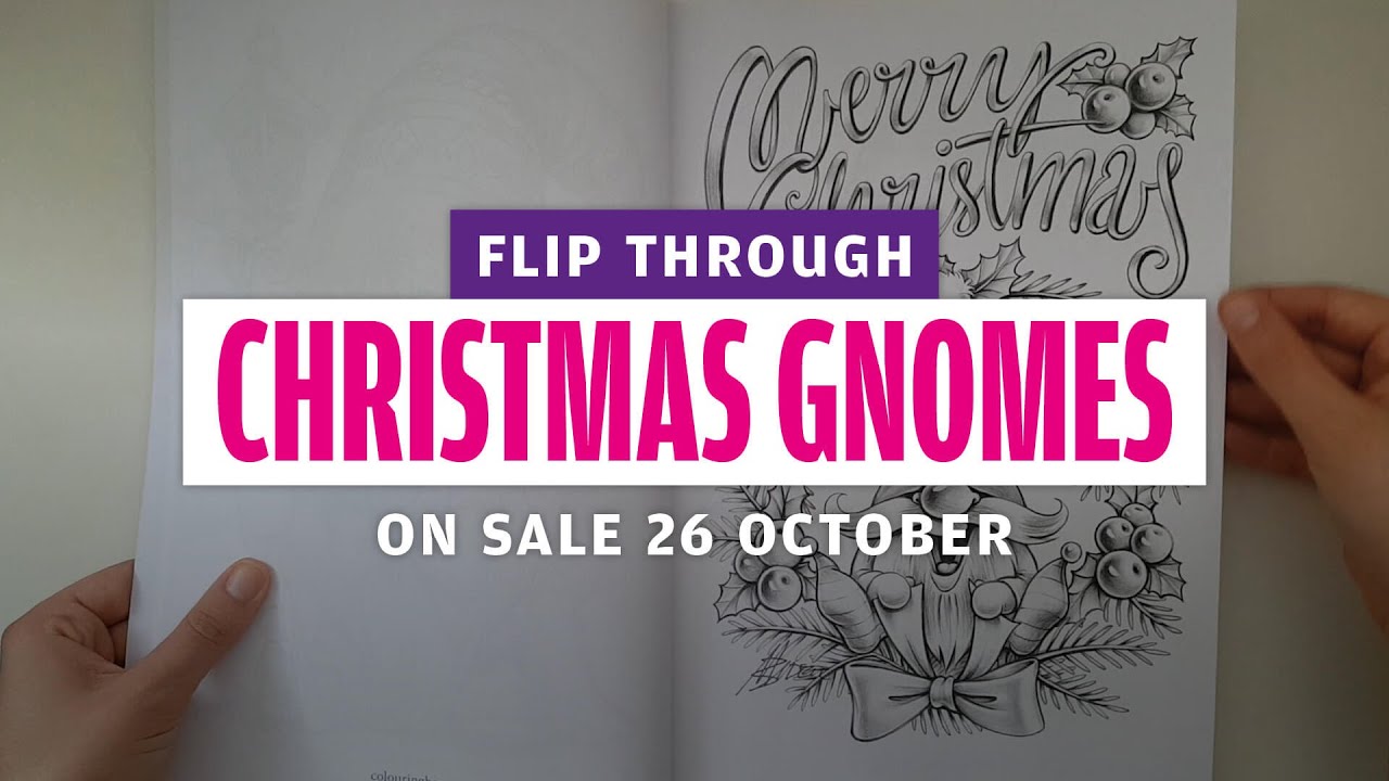 Christmas Gnomes flip through | Colouring Heaven Christmas Gnomes Special #94
