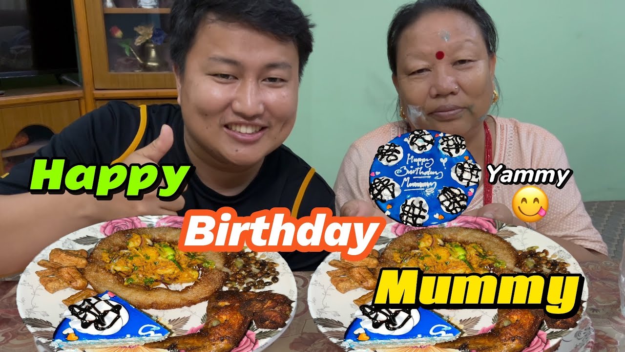 Mummy Birthday party 🥳🎂 | Nepali Khaja Selroti,Aaludam,Sausage,Bhatta sadheyko and Cake
