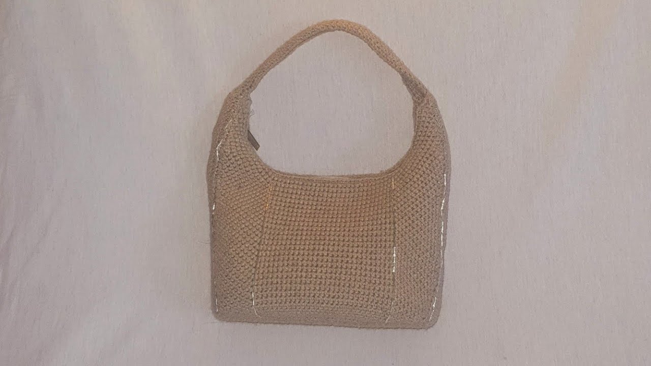 Easy crochet handbag Hem şık hem kolay örgü el çantası yapımı 1