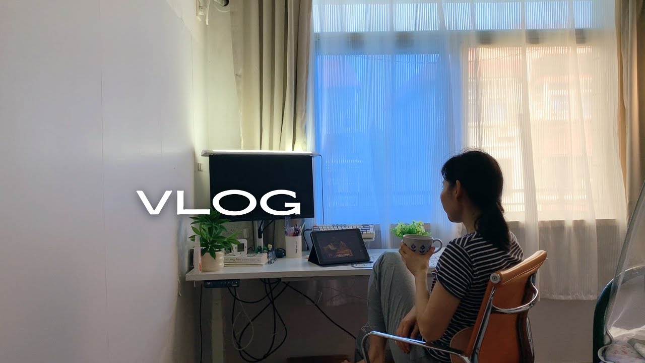 VLOG | anime & takeout night | slow Sunday morning with coffee, jianbing & TV drama | homebody