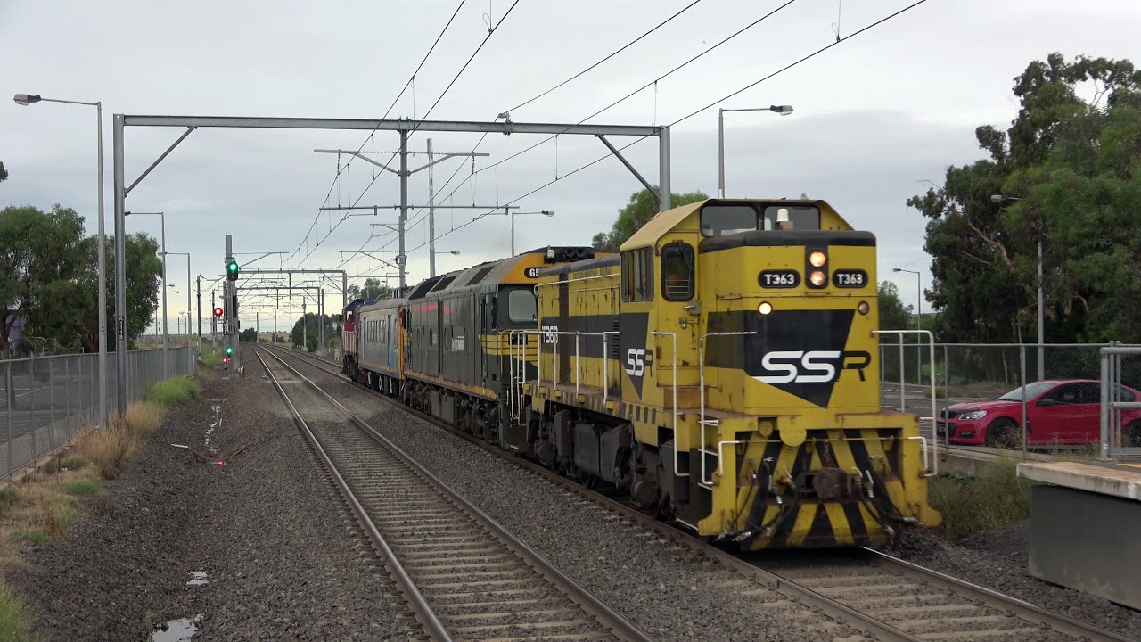 ACTION PACKED 4 Minutes at Diggers Rest Railway Station
