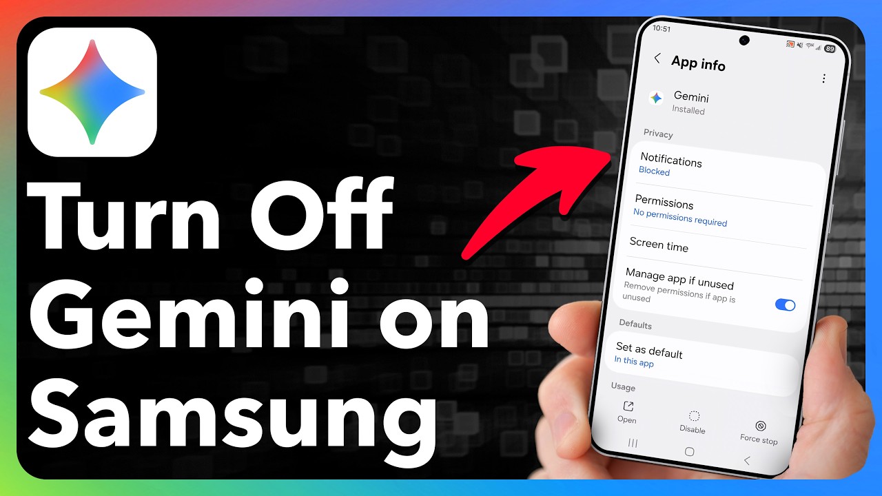 How To Turn Off Gemini On Samsung Phone