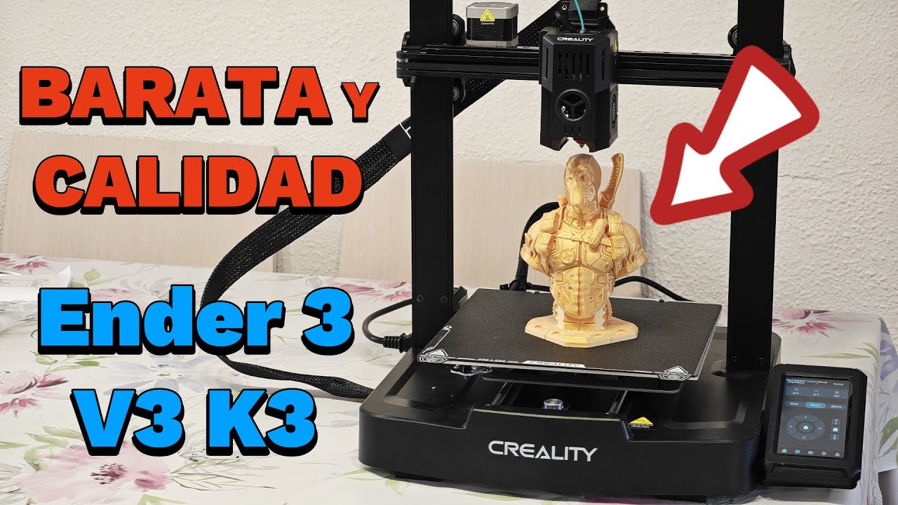 ⭐LA MEJOR IMPRESORA 3D PRINCIPIANTES ⭐ Ender V3 KE | Klipper y RESULTADOS REALES - Review OPINIONES