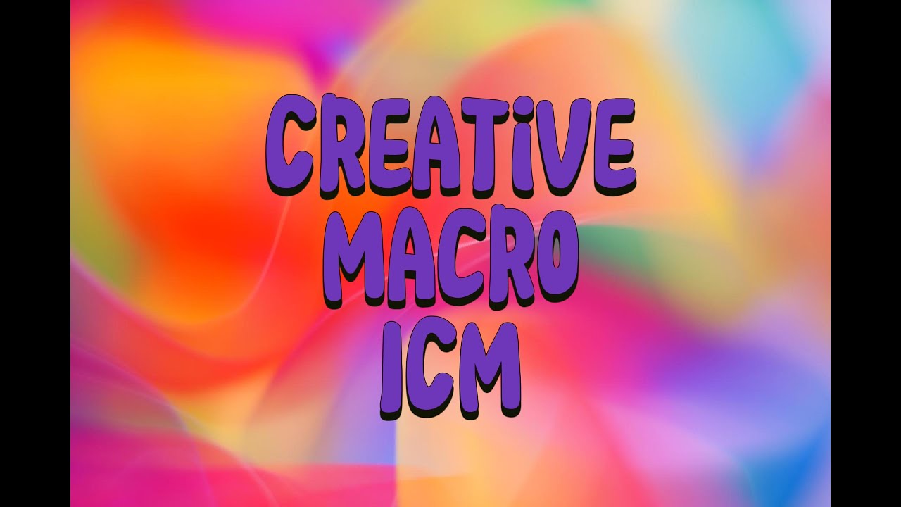 Creative ICM macro ribbon photography