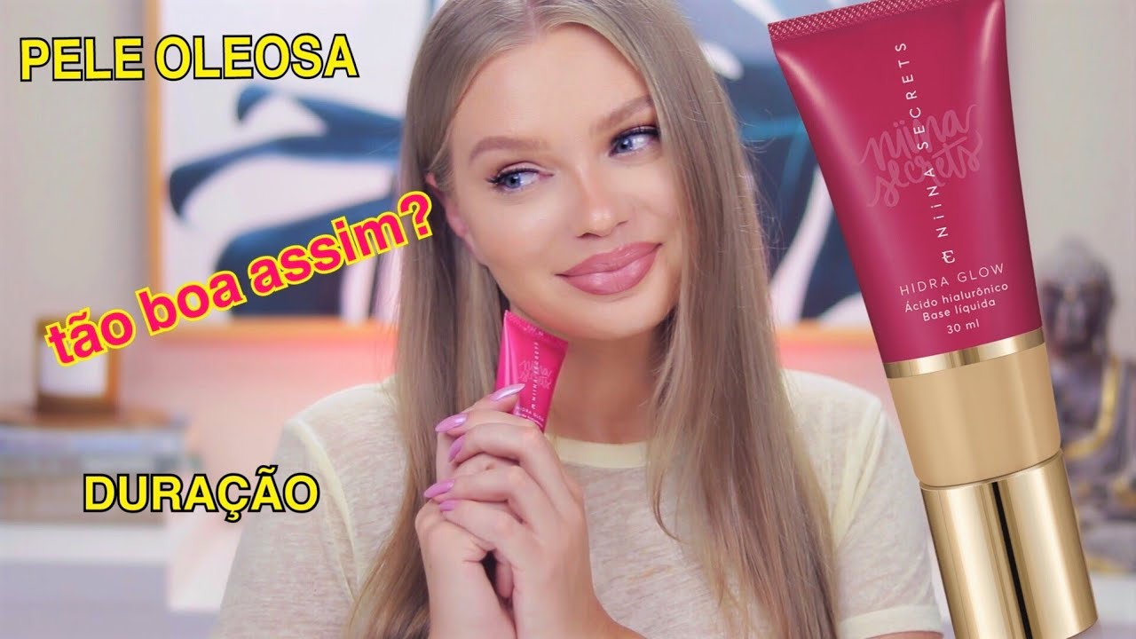 Testei a BASE Hidra Glow da Niina Secrets | Daria Dasha