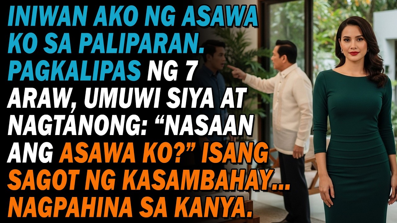 😳 Iniwan Ang Asawa Sa Airport… Pagkaraan Ng 7 Araw, Isang Sinabi Lang—nanlamig Siya! ⚡
