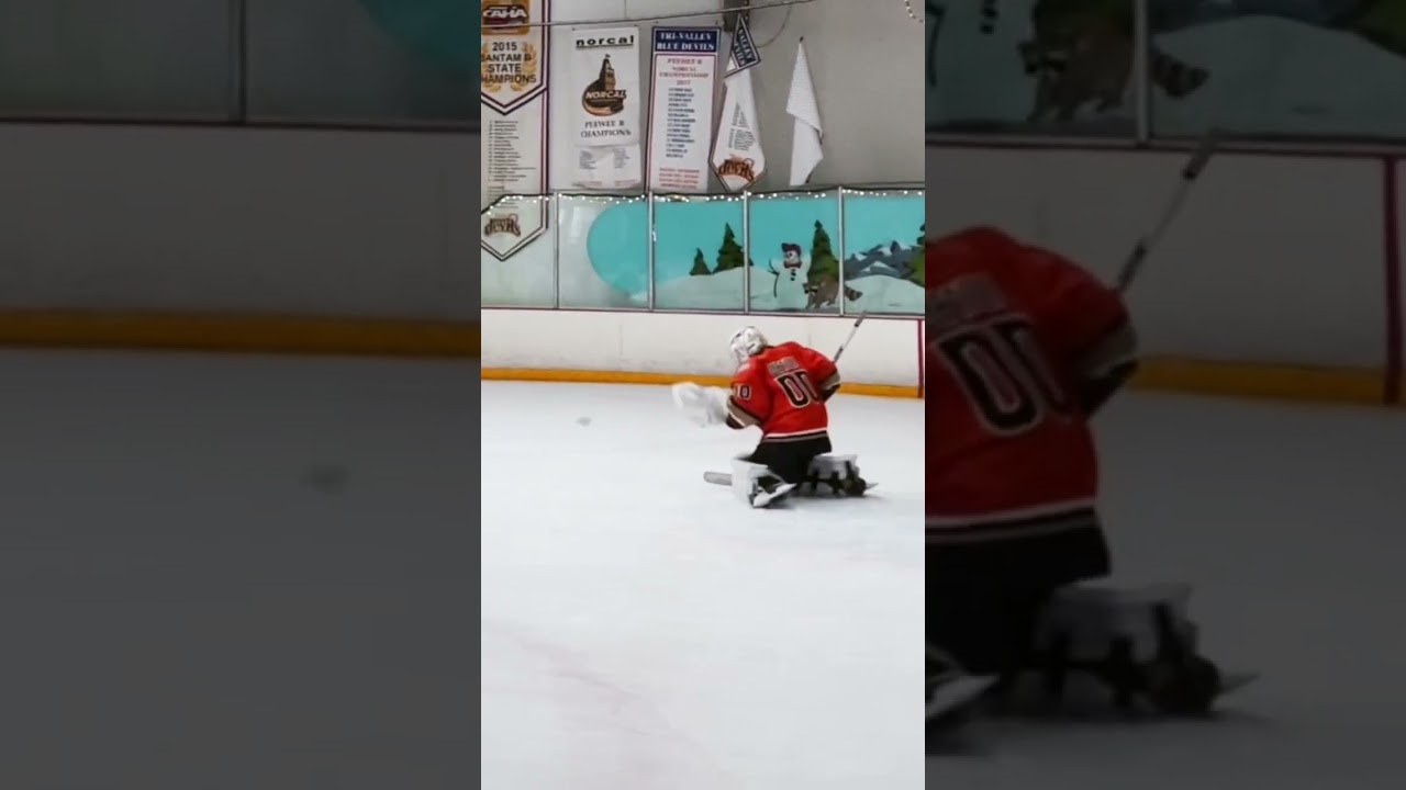 🔥🧱 #00 Jacck Urtel - Goalie 2010AAA Anaheim Jr Ducks #shorts #hockey #aaagoalie