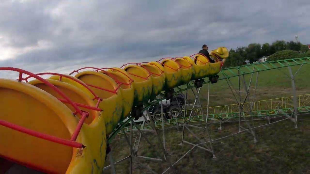 Lunapark Jiri Novy - Speedy Gonzales rollercoaster on ride 1 Grzybowo 2023