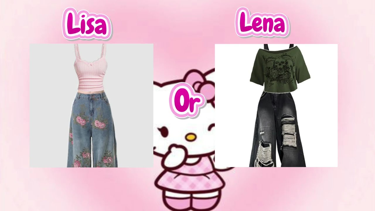 Lisa vs Lena: Ultimate Cute Style Showdown! 💖✨ @BLACKPINK   @LisaOrLena1