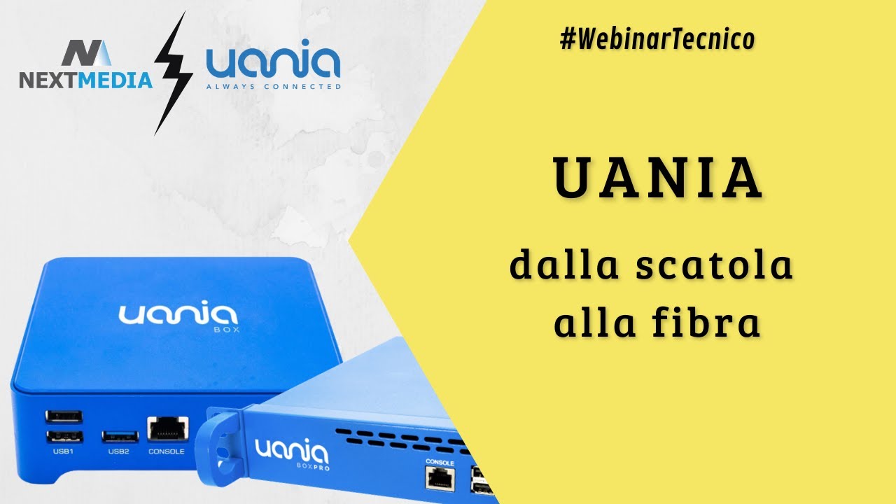 WEBINAR TECNICO | Uania - Best Practices per l'aggregazione