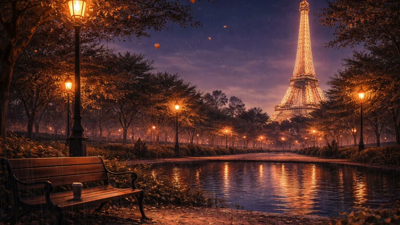 Rainy Night in Paris 🌧️ Lofi Beats for Relaxing, Studying & Deep Thinking