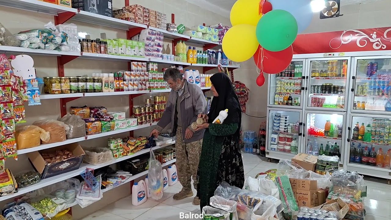 Mountain nomadic life: shopping for food and entertainment in pristine environments