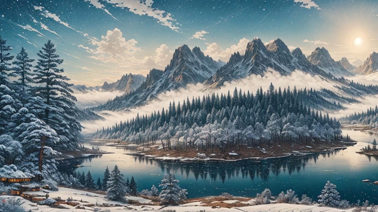 Dreamy Winter Rain: Lullaby for Deep Sleep