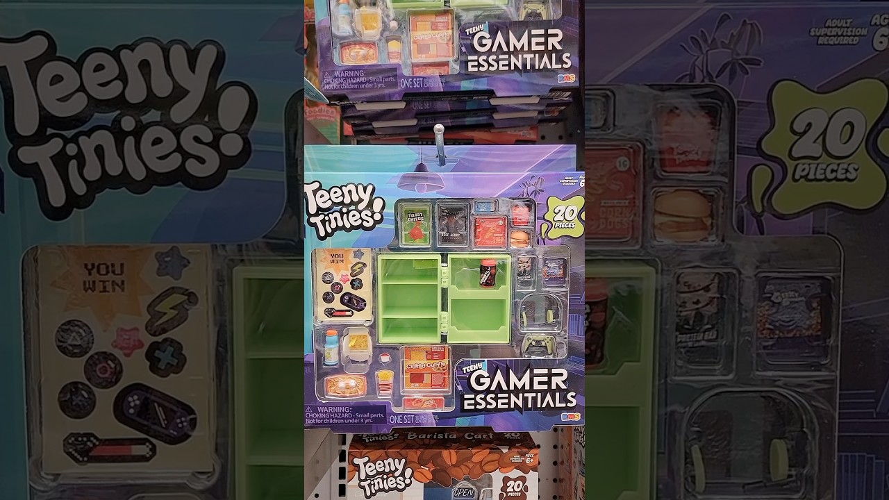 Teeny Tinies Gamer Essentials, Watch Party & Other Mini Play Sets At Five Below 