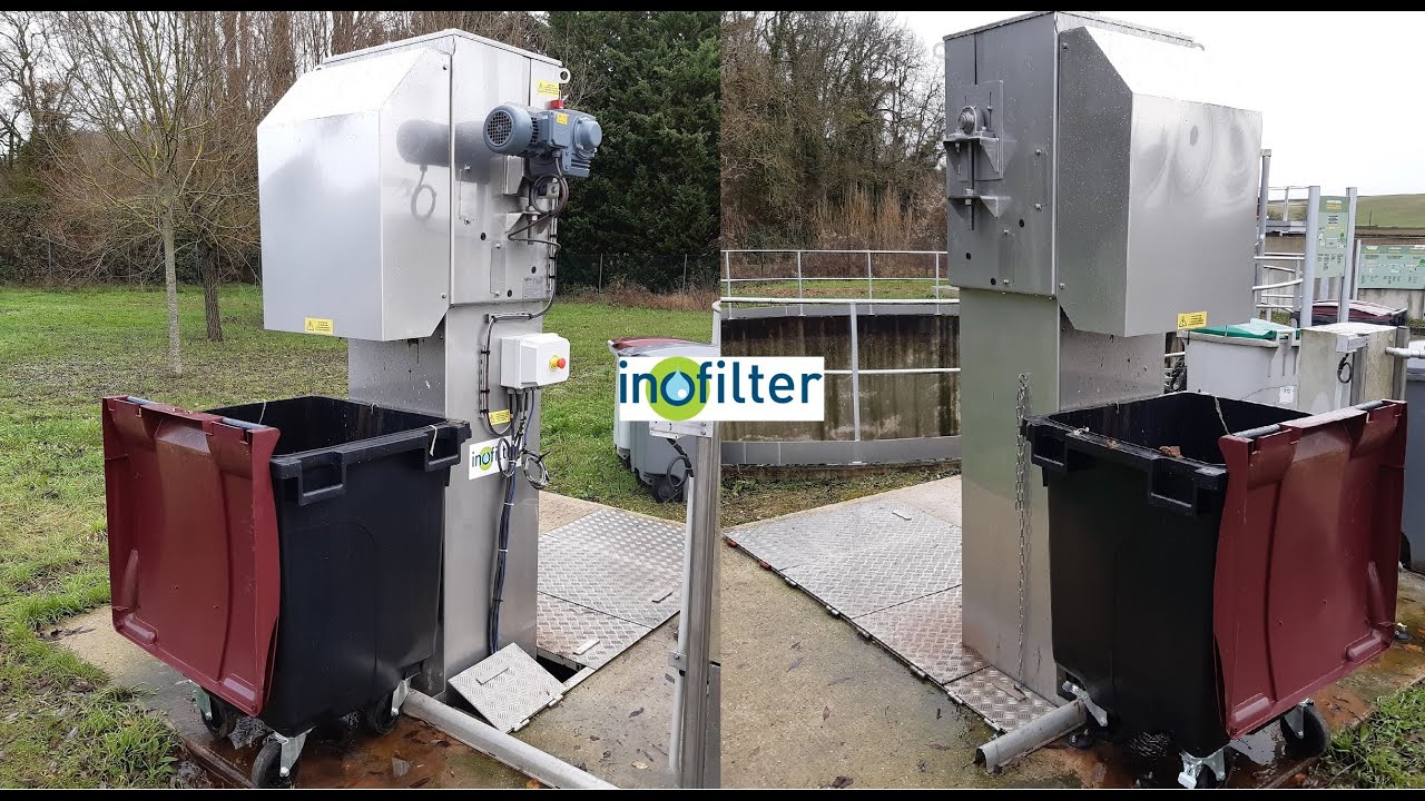Dégrilleur vertical - Inofilter - poste de relevage