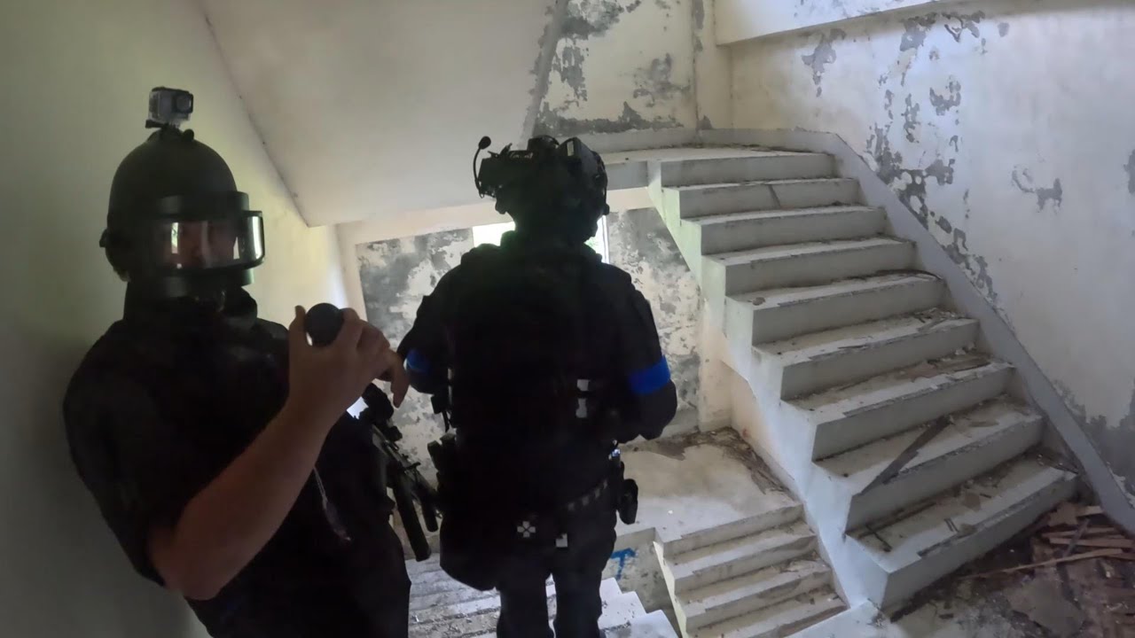 Abandoned hotel airsoft game 1 芝麻酒店