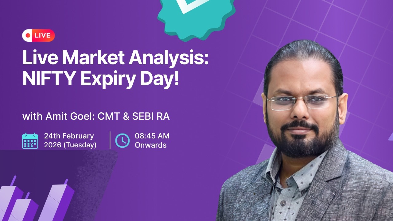 🔴 LIVE Market Analysis | 24th Feb 2026, 8:45AM | Amit Goel | Upstox