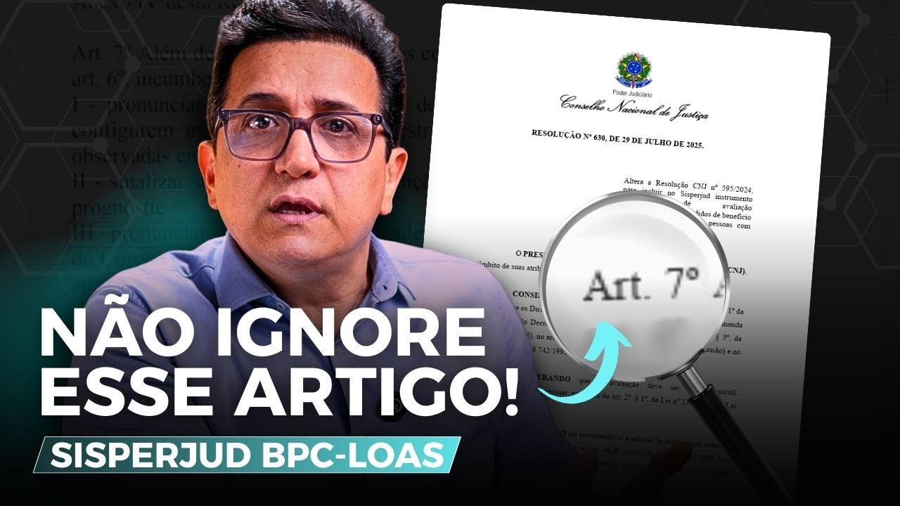 🚨ALERTA: A OBRIGATORIEDADE que POUCOS veem no SISPERJUD BPC LOAS