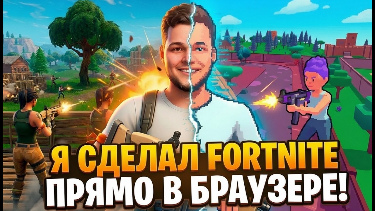 Я сделал игру Fortnite прямо в браузере