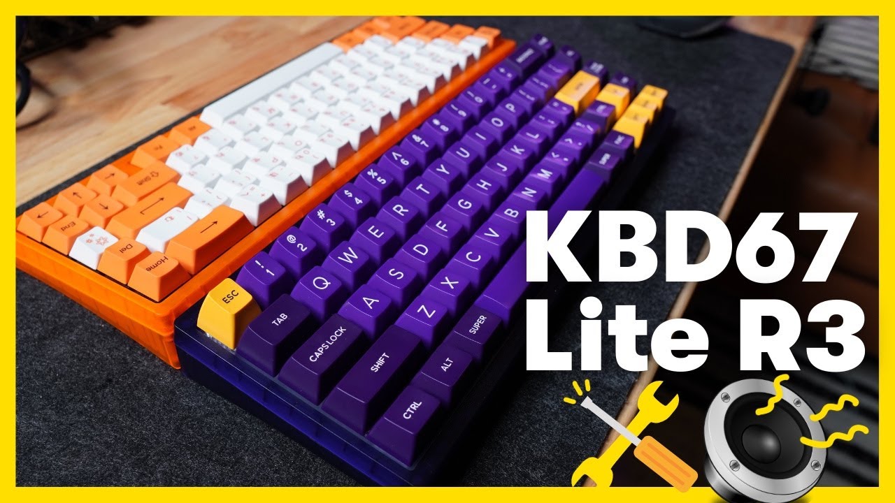 KBD67 Lite R3 Unboxing, Build, & Sound Test // best DIY kit EVER?