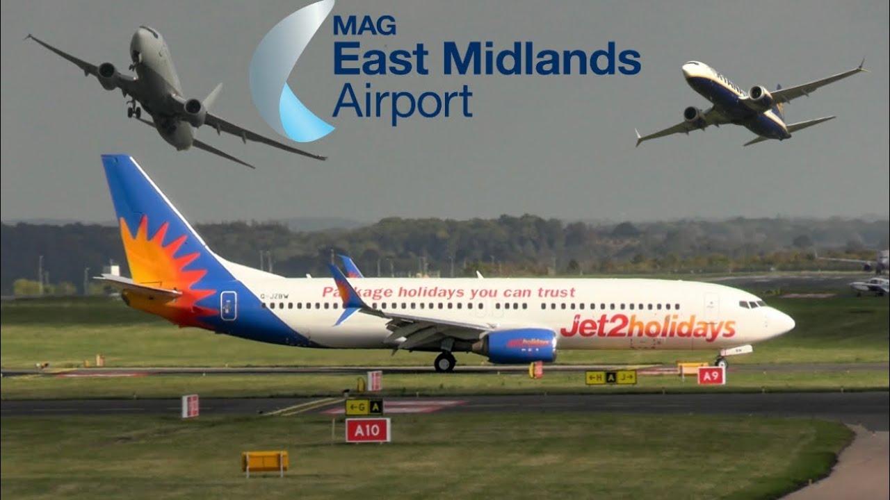 Planespotting at East Midlands Airport (EMA) | Stunning Arrivals & Departures with Live ATC!