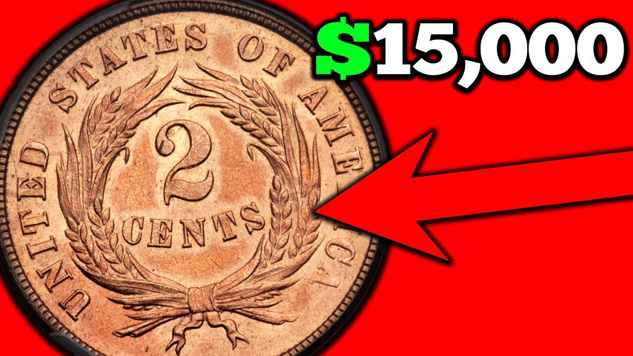 1865 TWO Cent Piece Coins Worth Money!