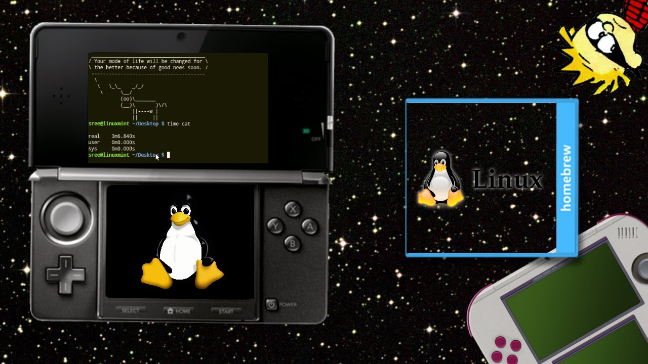 [Nintendo 3DS]Running Linux on the 3DS with A9LH