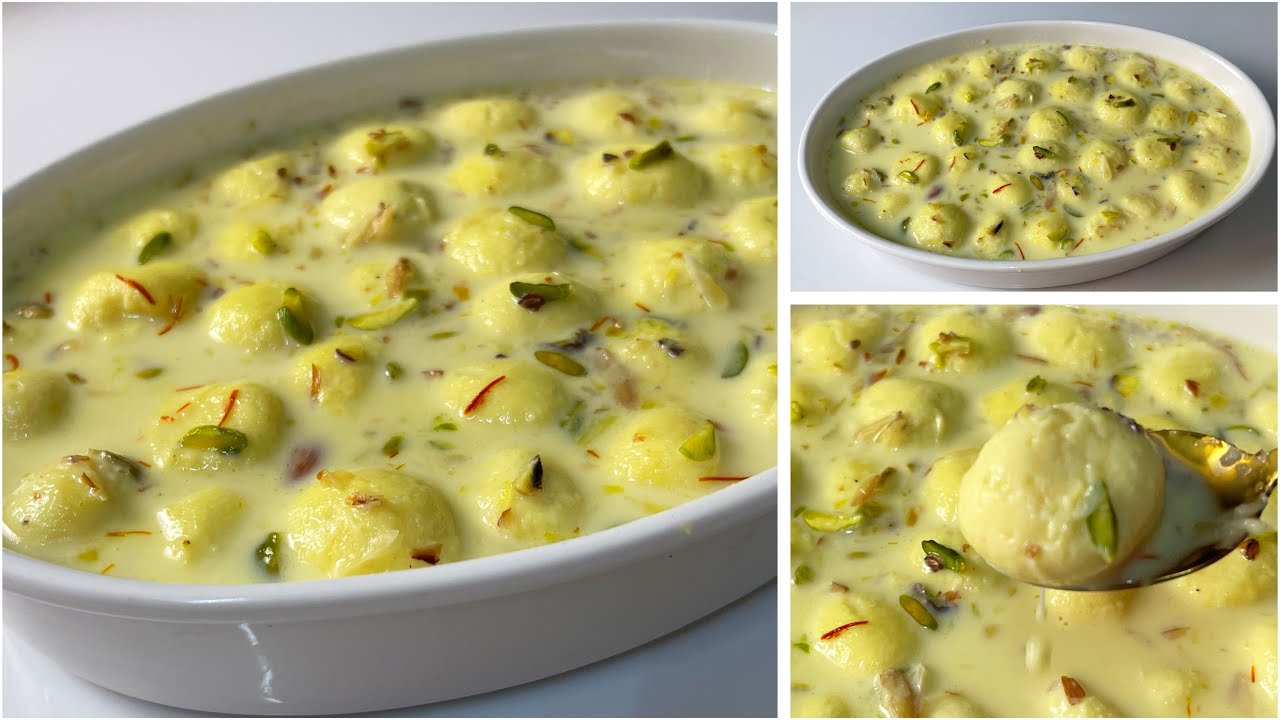 Angoori Rasmalai - Perfect soft Rasmalai With Milk Powder - Easy Rasmalai Cookingwithsariya