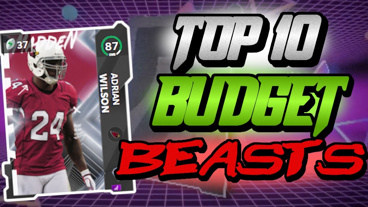 Top 10 Budget Beasts in Madden 21 Ultimate Team!! The Best Players for under 100k!!