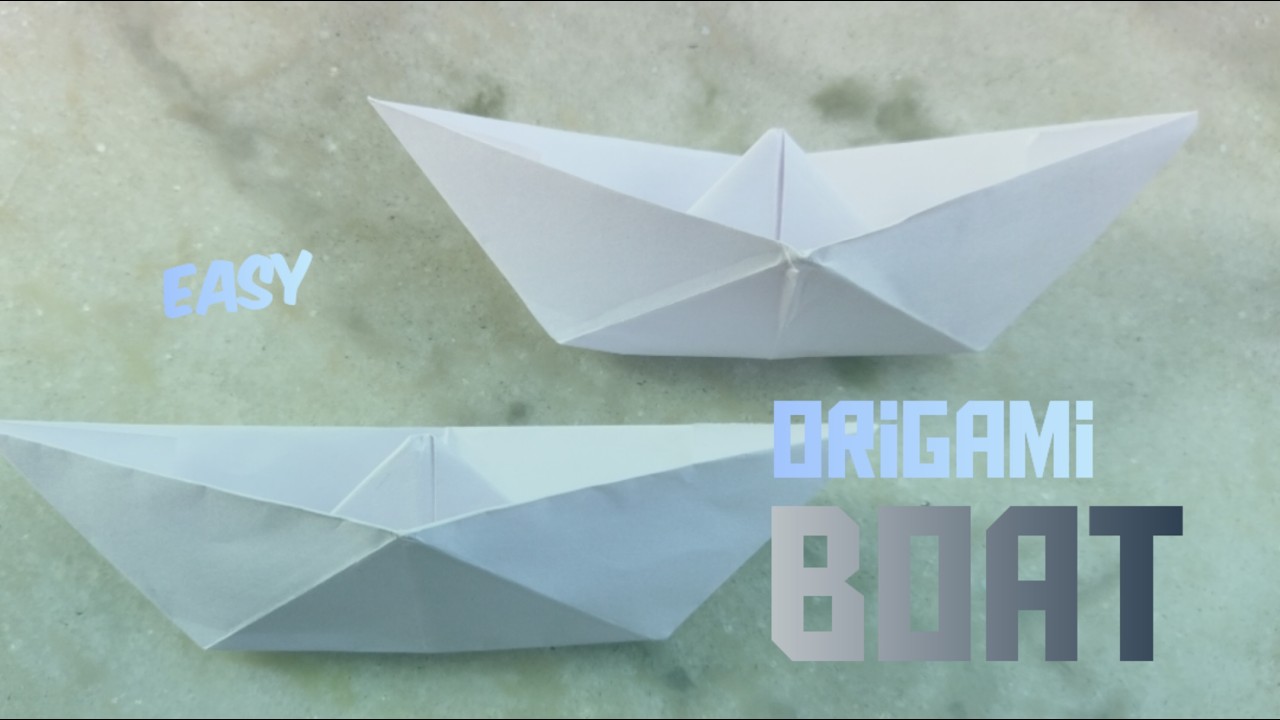 Easy Origami Boat – A Simple Paper Craft for Beginner