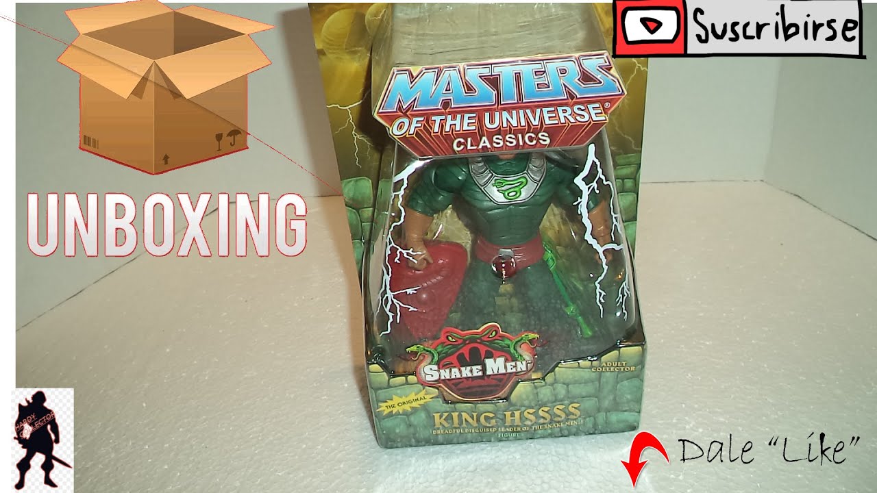 MOTUC unboxing en espa&ntilde;ol King Hsss classics Mattel