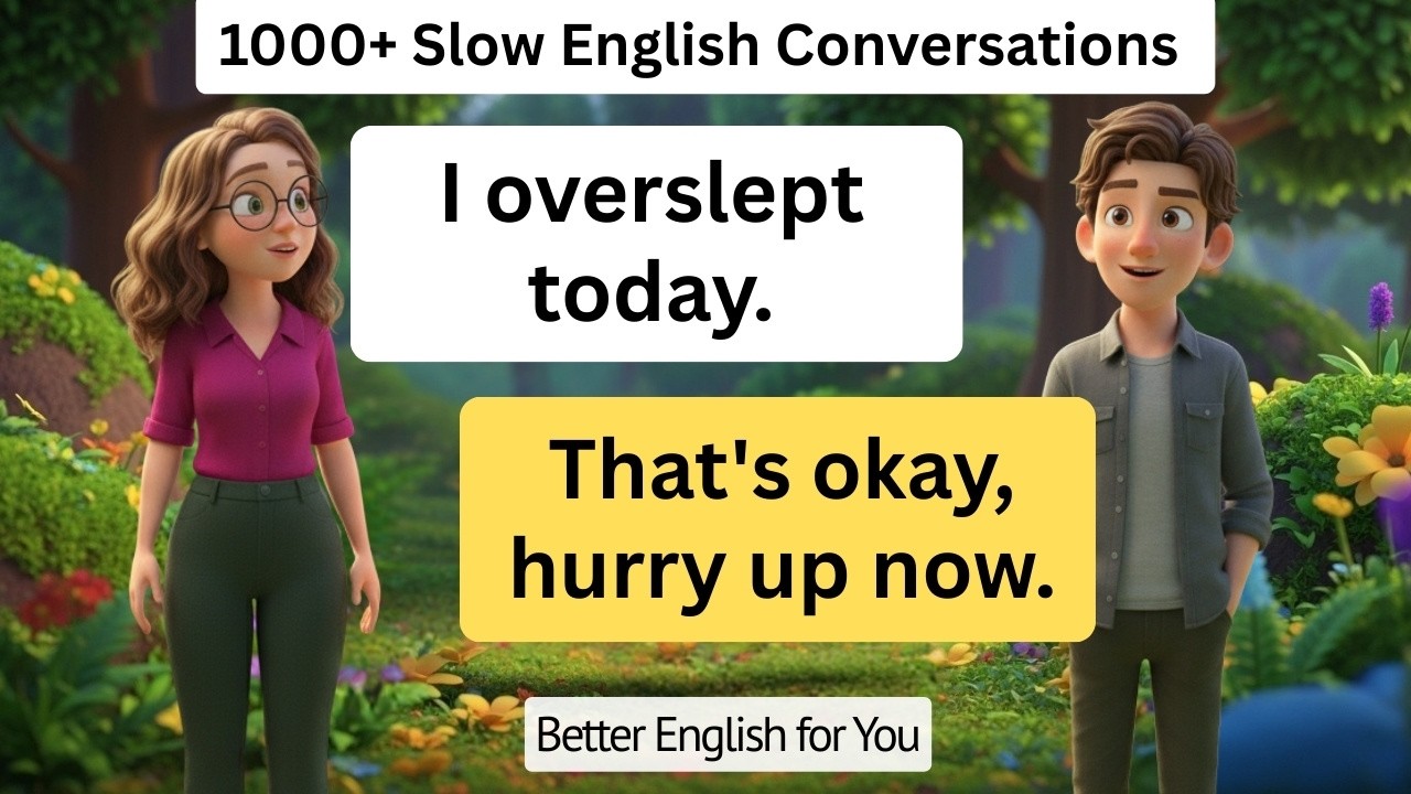 ✅ 1000+ Slow English Conversations for Beginners | Real-Life Speaking Practice
