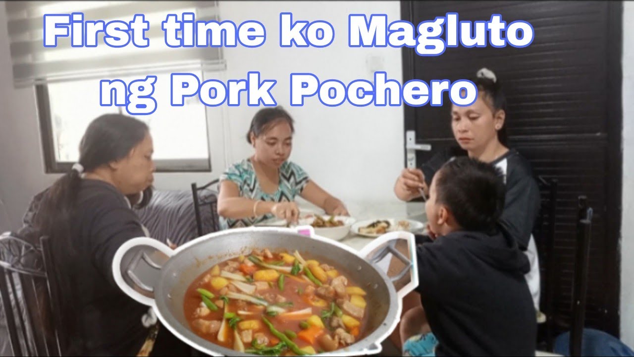 Nagluto Ako ng Pork Pochero 