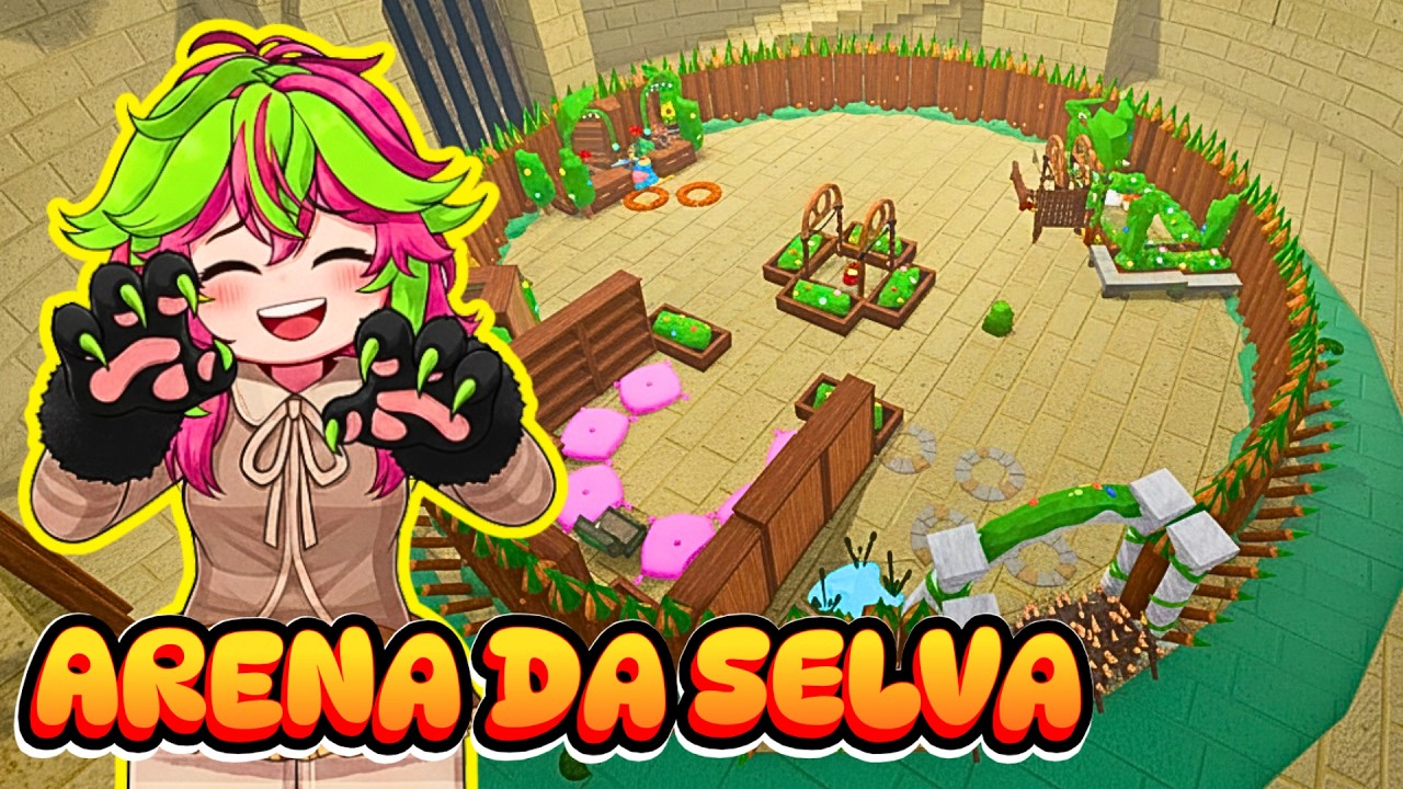 ⚔️🐱99 NOITES na ARENA da SELVA com os INSCRITOS #roblox #99noitesnafloresta