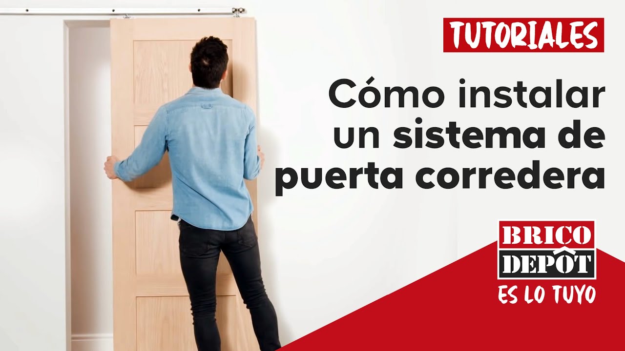 C&oacute;mo instalar un sistema de puerta corredera